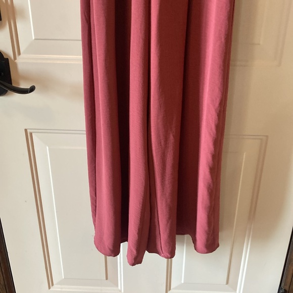 Like New Large She & Sky Terracotta Jumpsuit with Tie Front and Slit Back (ABBA) - Picture 8 of 16